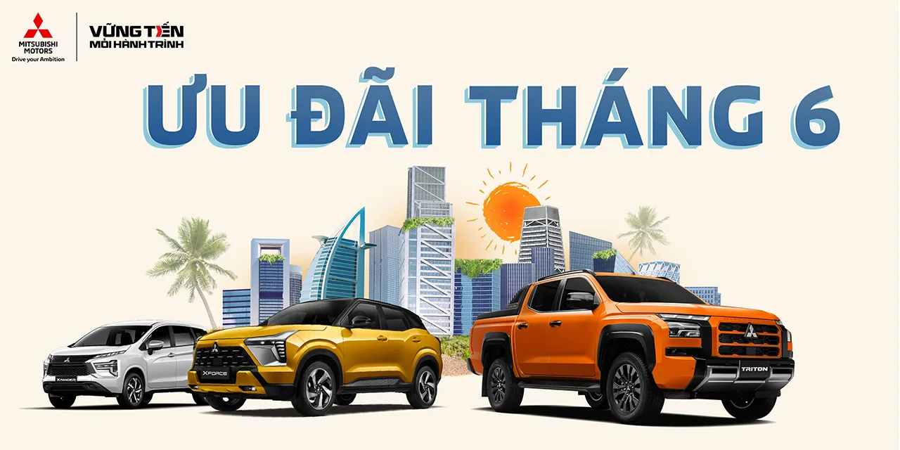 Khuyến mãi mua xe Mitsubishi tháng 06/2025 tại Mitsubishi Satsco - Hồ Chí Minh