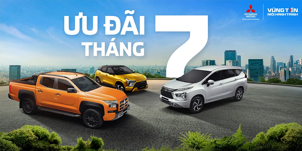 Khuyến mãi mua xe Mitsubishi tháng 07/2025 tại Mitsubishi Satsco - Hồ Chí Minh