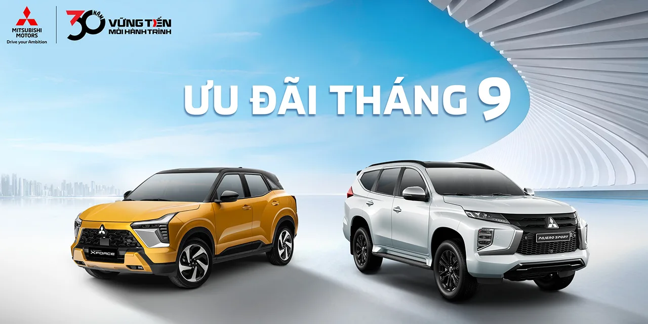 Bảng giá & Khuyến mãi mua xe Mitsubishi tháng 09/2024  tại Mitsubishi Satsco - Tân Bình