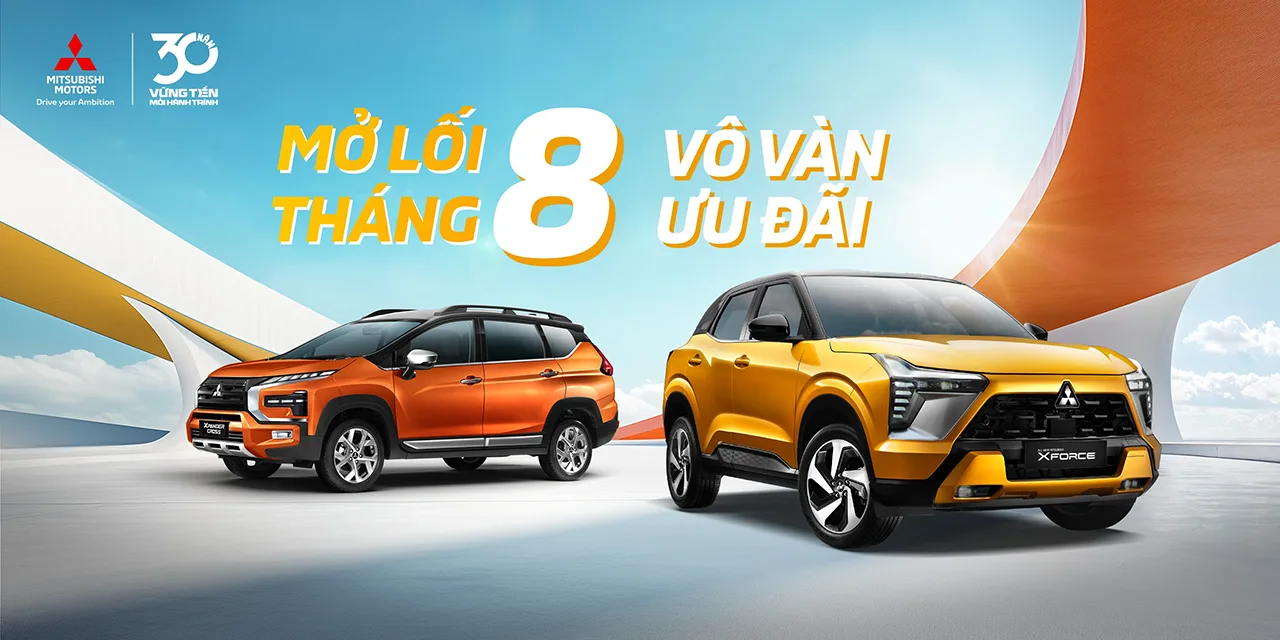 Bảng giá & Khuyến mãi mua xe Mitsubishi tháng 08/2024 tại Mitsubishi Satsco - Tân Bình