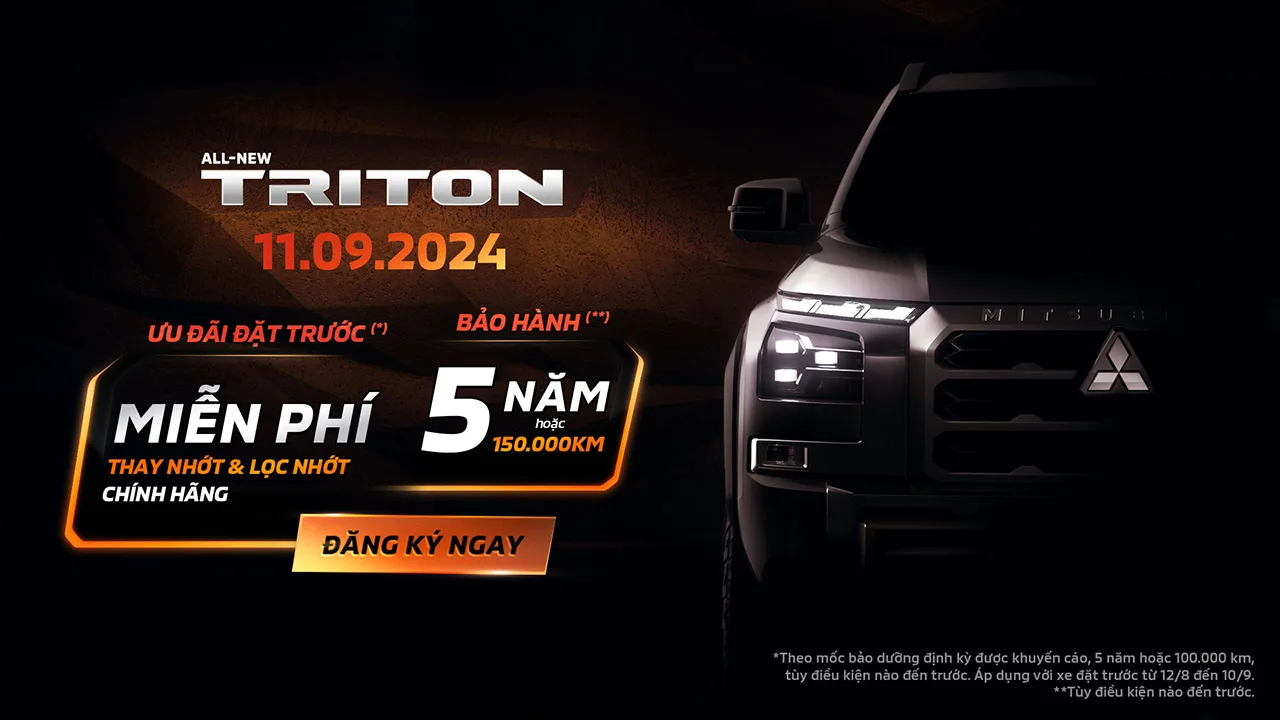 ALL-NEW TRITON CHUẨN BỊ RA MẮT NGÀY 11/9/2024